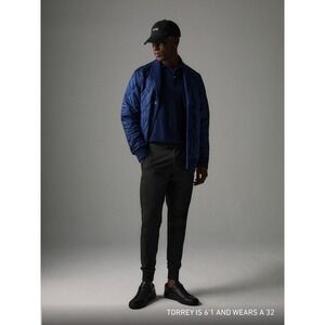 Greyson Rumson Heavyweight Tailored‎ Performance Joggers Shepherd/Black  Sz 35